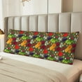 thumbnail image 6 of Gaeub Begetable Printed Long Body Pillowcase Envelope Closure 1 Pack Wrinkle for Night Sweats - 20x54 in, 6 of 8