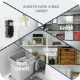 thumbnail image 5 of Manterio Wall Mount Plastic Bag Organizer | Durable Plastic Grocery Bag Saver | Smudge Proof, Fingerprint Resistant | Acrylic, 5 of 9