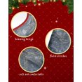 thumbnail image 6 of Grey Ombre Christmas Tree Skirt 48 Inches Large Christmas Skirt Tree, Modern Yellow Lines Abstract Art Aesthetics Tree Skirt Christmas Decorations for Fireplace Party Holidays Indoor Outdoor, 6 of 7