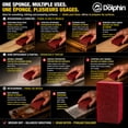 thumbnail image 4 of Blue Dolphin Dual Angled Sanding Sponge Medium (5" x 3") 1" Thickness, 4 of 4