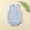 Sky Blue, variant on Baby Short Sleeve Romper with Round Neck - Cute Solid Color Summer Jumpsuit for Toddlers
