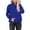 Blue Sweatshirts 1PC, variant on MEZZALL Women Sweatshirts Solid Color Long Sleeve Zip Neck Pockets Warm Pullover Basic Daily Outdoor Leisure Travel Tops