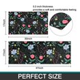 thumbnail image 7 of Pioneer Flower Floral Print Pattern Kitchen Rugs Sets Of 2,Anti Fatigue Kitchen Mat Rugs Non Slip Washable,Decorative Kitchen Floor Mats for Kitchen,Sink,Laundry,17"x30"+17"x47", 7 of 7