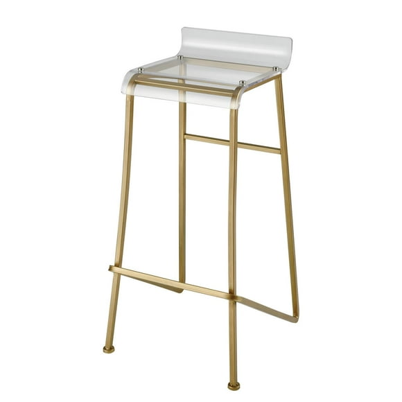 Bar Stools Counter Com, White Leather Bar Stools With Gold Legs