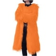thumbnail image 5 of Lovzfmll Winter Coats for Women, Solid Color Long Length Jacket, Plush Fleece Coat, Winter Clothing, 5 of 8