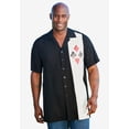 thumbnail image 4 of KingSize Men's Big & Tall Colorblock Camp Shirt, 4 of 5