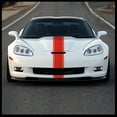 thumbnail image 2 of Sticker Connection | Racing Stripes | Hood Rally Vinyl Race Stripes | (7"x72", Red), 2 of 4