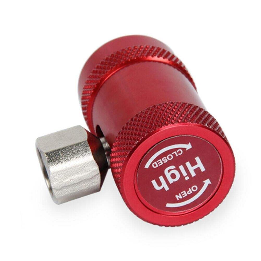 Tech R1234yf Quick Couplers Set with Valve Core Remover for HVAC Charging Hoses