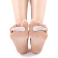 thumbnail image 6 of 4Pairs Gel Hammer Toe Crest Cushions, Corrector Crests Relieve Foot Pain, Pressure, Discomfort, One Loop Design Hammertoe Gel Support Pads, Flexible Silicone Comfor (White), 6 of 7
