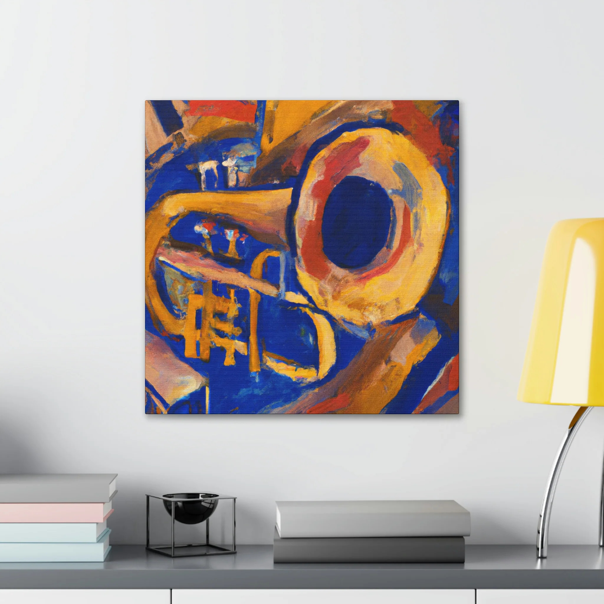 The Joyous Trombone - Canvas