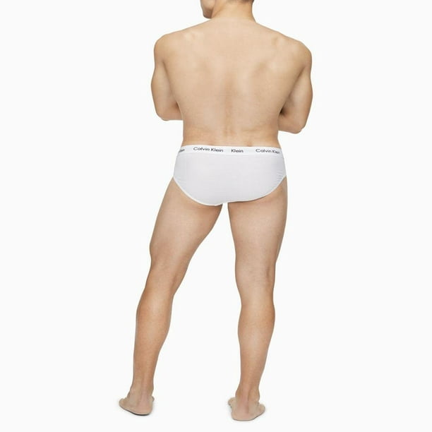 Calvin Klein Men's Underwear Cotton Stretch 3-Pack Hip Brief, 3