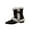 Black, variant on Womens Quilted Snow Boot with Waterproof Lace Up Suede Mid-Calf Outdoor Winter Deep Tread Rubber Sole