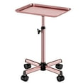 thumbnail image 1 of Plateau de Salon Chariot de Tatouage Plateau Roulant Plateau de Spa, Plateau Dentaire Hauteur Réglable, Plateau de Salon sur Roulettes Chariot de Salon pour Coiffeur, Or Rose, 1 of 9