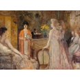 thumbnail image 3 of Henri Gervex 14x11 Black Modern Framed Museum Art Print Titled - A Tuesday, Evening at Madeleine Lemaire (1910), 3 of 5