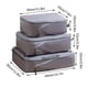 thumbnail image 5 of Amzcrzy Caja De Almacenamiento De Adornos, Organizadores De Armario Y Almacenamiento, Bolsa De Almacenamiento De Ropa De Viaje, Bolsa De Equipaje Multifuncional Portátil De Tres Piezas, Contenedores, 5 of 5