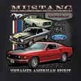 thumbnail image 3 of Wild Bobby Ford Mustang Untamed Spirit Mens Cars and Trucks Women Racerback Tank Top, 3 of 6