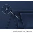 thumbnail image 6 of Textured Rectangle Tablecloth Water Resistant Wrinkle Free Spill-Proof, Soft Jacquard Table Cloth for Banquet Parties Event Holiday Dinner, Indoor and Outdoor Use, 60 x 84 Inch, Navy Blue, 6 of 6