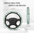 thumbnail image 5 of Naloa Christmas Winter Animals Elastic Steering Wheel Cover, Auto Steering Wheel Cover – 15 Inch , Comfortable Grip, Fit Suvs,Vans Cars,Trucks, 5 of 8