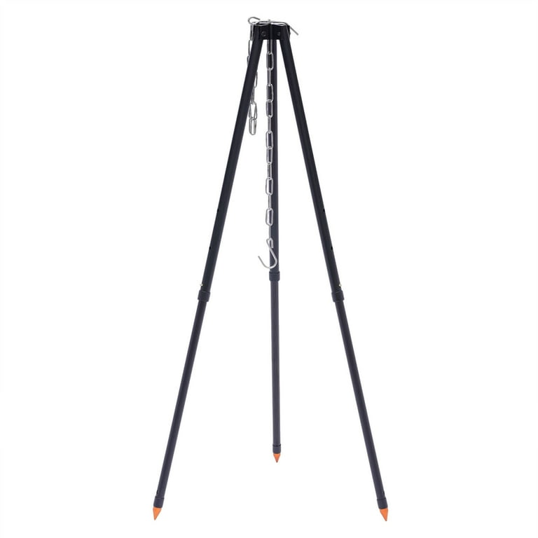 Outdoor Cooking Tripod, Foldable Portable Grilling Tripod Set With Chain &  Hook Grilling Net, Bbq Picnic Camping Toool, Suitable For Oven Barbecue,  Home, Rv, Bbq Accessories, Grill Accessories - Temu