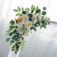 thumbnail image 3 of Abbracc h Flowers Champagne Window Display Props Decor Rose Flower Wedding Flowers for Wedding, 3 of 8