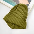 thumbnail image 2 of DJN Women's Solid Color Skull Knit Beanie Winter Warm Hat for Cold Weather Green One Size, 2 of 4