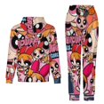 thumbnail image 2 of The Powerpuff Girls Unisex Adult Sweatsuits Hoodie & Sweatpants Long Sleeve Hooded Sweatshirt Matching Joggers Tracksuit Sets XL, 2 of 9