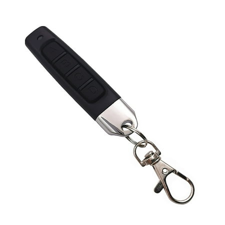 

2Pcs Remote Control Universal 4 Channels 433MHz Clone Cloning Code Wireless Duplicator Door Opener for Car Alarm Black