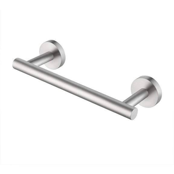 VirgilSon 9 inches Hand Towel Rail Bathroom Towel Holder Kitchen Dish Cloths Hanger SUS304 Stainless Steel Rustproof Wall Mount Brushed Steel
