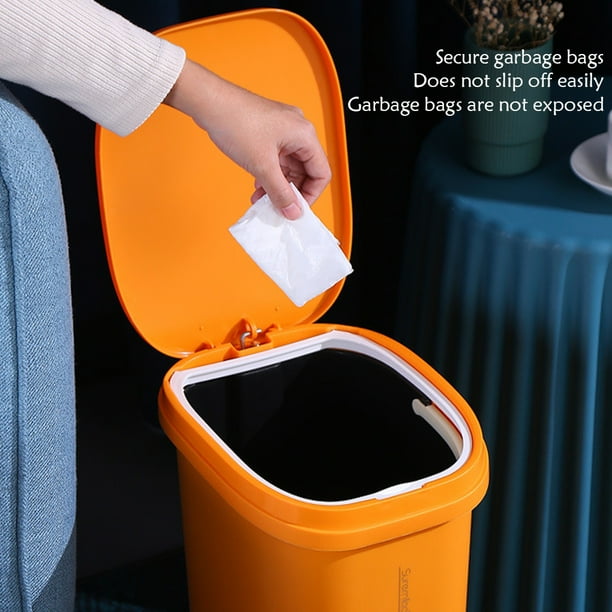 fastboy Trash Can Foot Pedal Garbage Cans Bin Dustbin Buckets Large Plastic for Bathroom Living Room Tools Accessories Red S