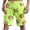 Light Green, variant on DIY Gift for Men Customized Swim Trunks Personalized Quick Dry Swimwear Board Shorts with Face Red XXXL