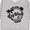 thumbnail image 3 of Inktastic Next Stop Key West, Florida Toddler Sweatshirt, 3 of 4