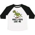 thumbnail image 3 of Inktastic Mimi and Poppy Love Me Grandson Boys Toddler T-Shirt, 3 of 5