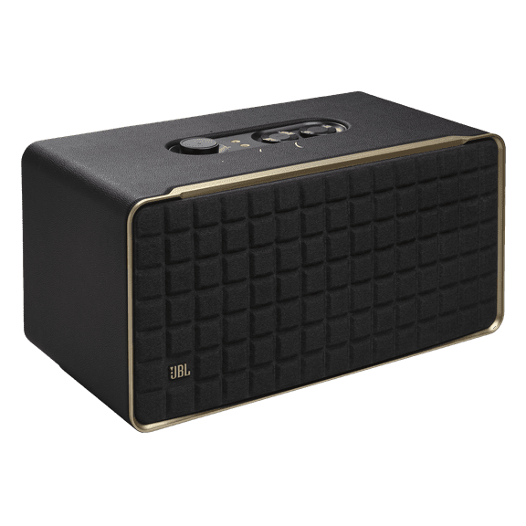Restored JBL Authentics 500, Hi-fidelity smart home speaker with Wi-Fi, Bluetooth and Voice Assistants with retro design. (Refurbished)