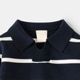 thumbnail image 4 of Enyan Boys Shirt for Fall Winter Size 1-6T Toddler Boy Clothes Long Sleeve Striped Tee Top(18-24 Months), 4 of 8