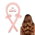 thumbnail image 3 of Diadema con varilla para rizar sin calor, rizador sin calor, cinta para rizos sin calor con pinzas para el cabello y coletero, rizos para dormir, rodillos para el cabello con cinta de seda (, 3 of 5