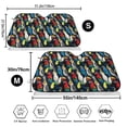 thumbnail image 3 of Kdxio Parrot Print Windshield Sun Shade,UV Rays and Sun Heat Protection,Sunshade for Car Windshield,Car Shade Front Windshield - Medium, 3 of 6