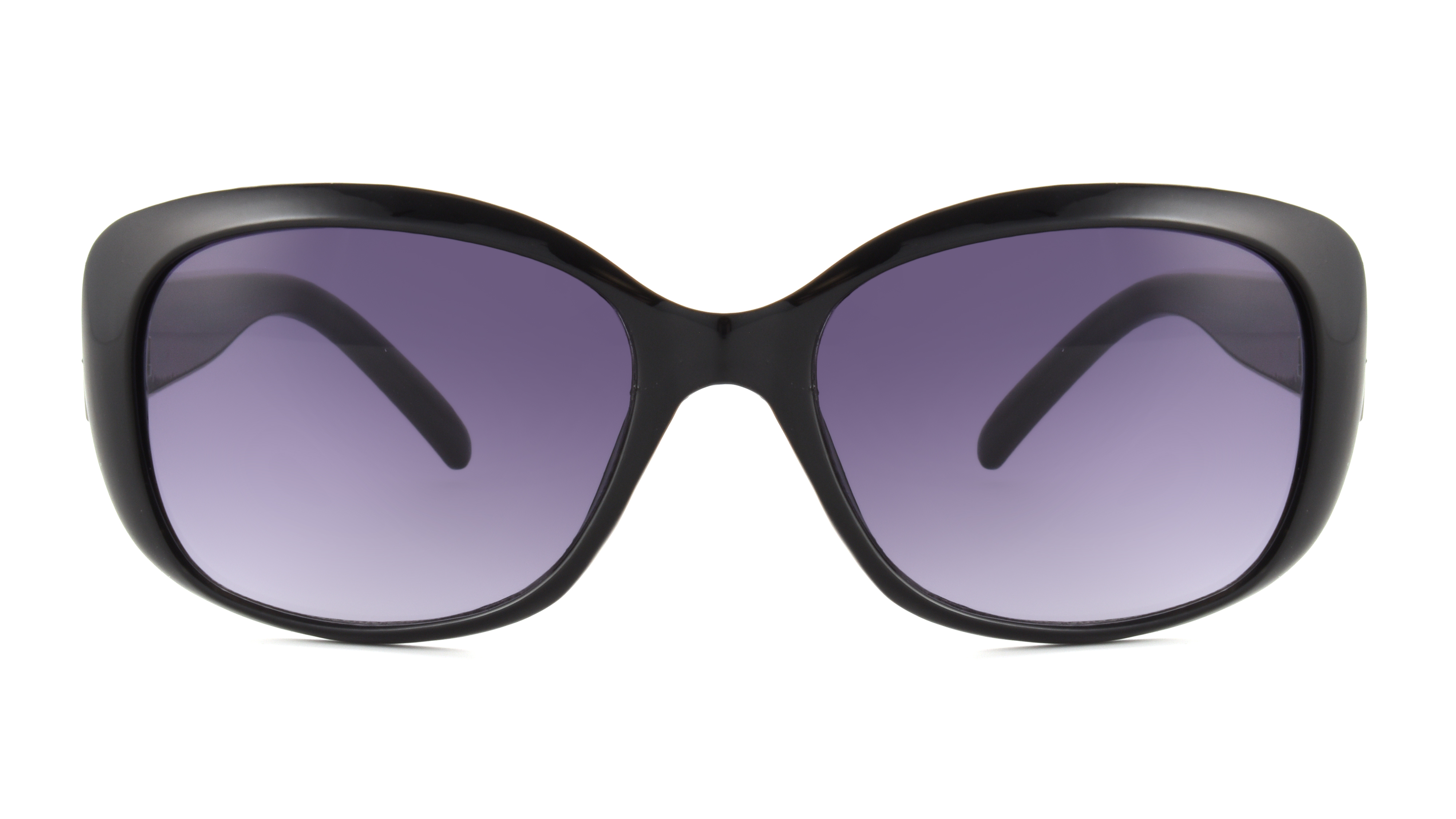 Sunsentials By Foster Grant Women's Rectangle Sunglasses, Black