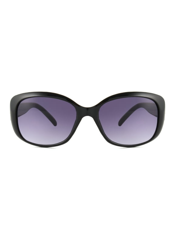 Foster Grant Women's Rectangle Fashion Sunglasses Black