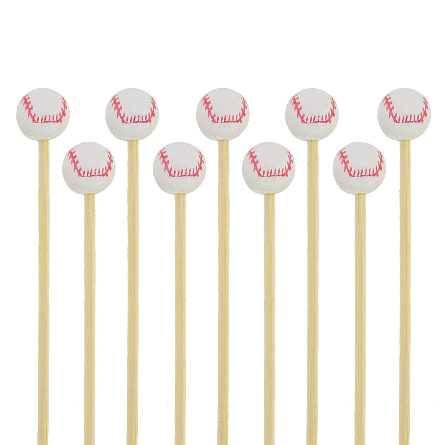 Bamboomn Stuzzicadini Decorativi In Bambù Con Perlina – 15 Cm – Colore Rosa – 100/300/1000 Pezzi Per Buffet E Aperitivi - 4