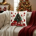 thumbnail image 5 of Uuiauoio Christmas Pillow Covers Pillow Case Christmas Xmas Winter Home Decor Living Room House Decorative Cushion Case for Sofa Couch,Holiday Themed Decorative Pillow Cases, 5 of 6