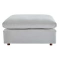 thumbnail image 5 of Modway Commix Down Filled Overstuffed Performance Velvet Ottoman in Light Gray, 5 of 8