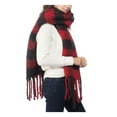 thumbnail image 2 of INC International Concepts Womens Buffalo Check Blanket Scarf;One Size, 2 of 2