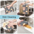 thumbnail image 2 of Cute Bears in Boxes Stars Dish Cloths Dish Towels Cleaning Cloths Quick Drying Reusable 11" x 11" Set of 6, 2 of 9