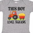 thumbnail image 4 of Inktastic Farming Cute Boy Loves Tractors Boys Baby Bodysuit, 4 of 5
