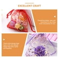 thumbnail image 4 of GOOHOCHY 100pcs Organa Bolsas con cordón Pequeño Regalos Joyas Favores de la fiesta de la bolsa Bolsa de caramelo, 4 of 8