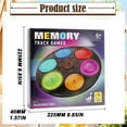 thumbnail image 3 of New Arrivals，Memory Game Machine Light Sound Interactive Memory Challenge Toy with Solo Multiplayer Two Colors No Battery, 3 of 9