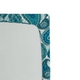 thumbnail image 2 of Paisley Fitted Sheet, Antique Floral Ornamental Retro Swirled Pattern, Soft Decorative Fabric Bedding, Queen Size, Pale Blue Teal and Aqua, by Ambesonne, 2 of 2