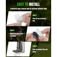 thumbnail image 4 of Archery Arrow Rest for Recurve Bows, 8 Pack Plastic Right-Hand Arrow Support with Adhesive Backing for Hunting Training Target, 4 of 6
