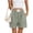 Green-02, variant on Womens Y2k Shorts Gingham Plaid Lounge Shorts Elastic High Waist Short Pants with Pockets