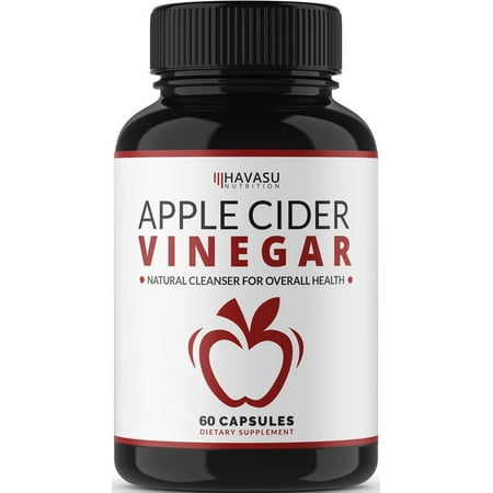 Havasu Nutrition Extra Strength Apple Cider Vinegar Pills - Natural Weight Loss, Detox, Digestion - Powerful 500mg Cleanser, Premium-Non-GMO Cider